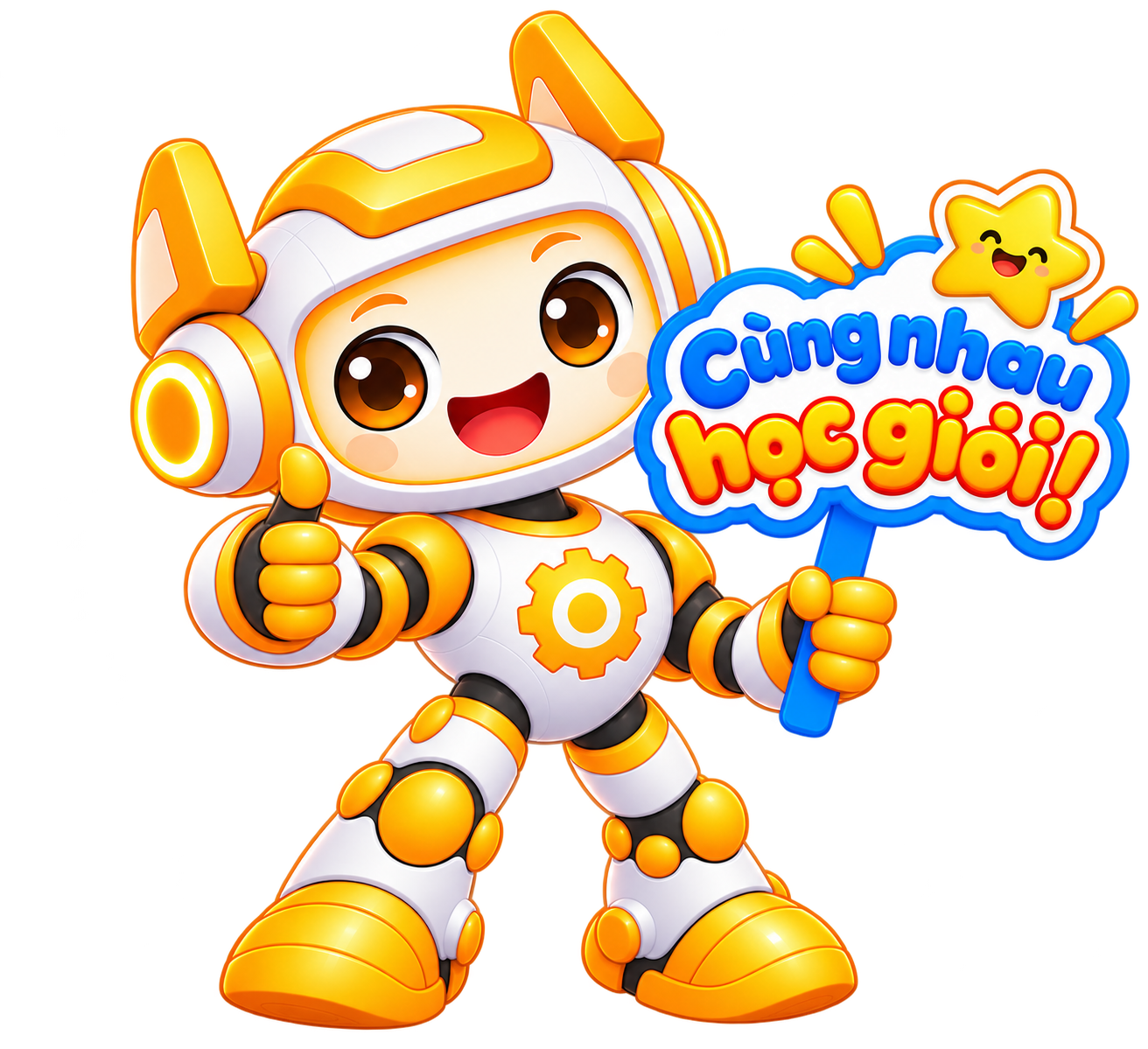 ROBOTO Mascot - Thumbs Up