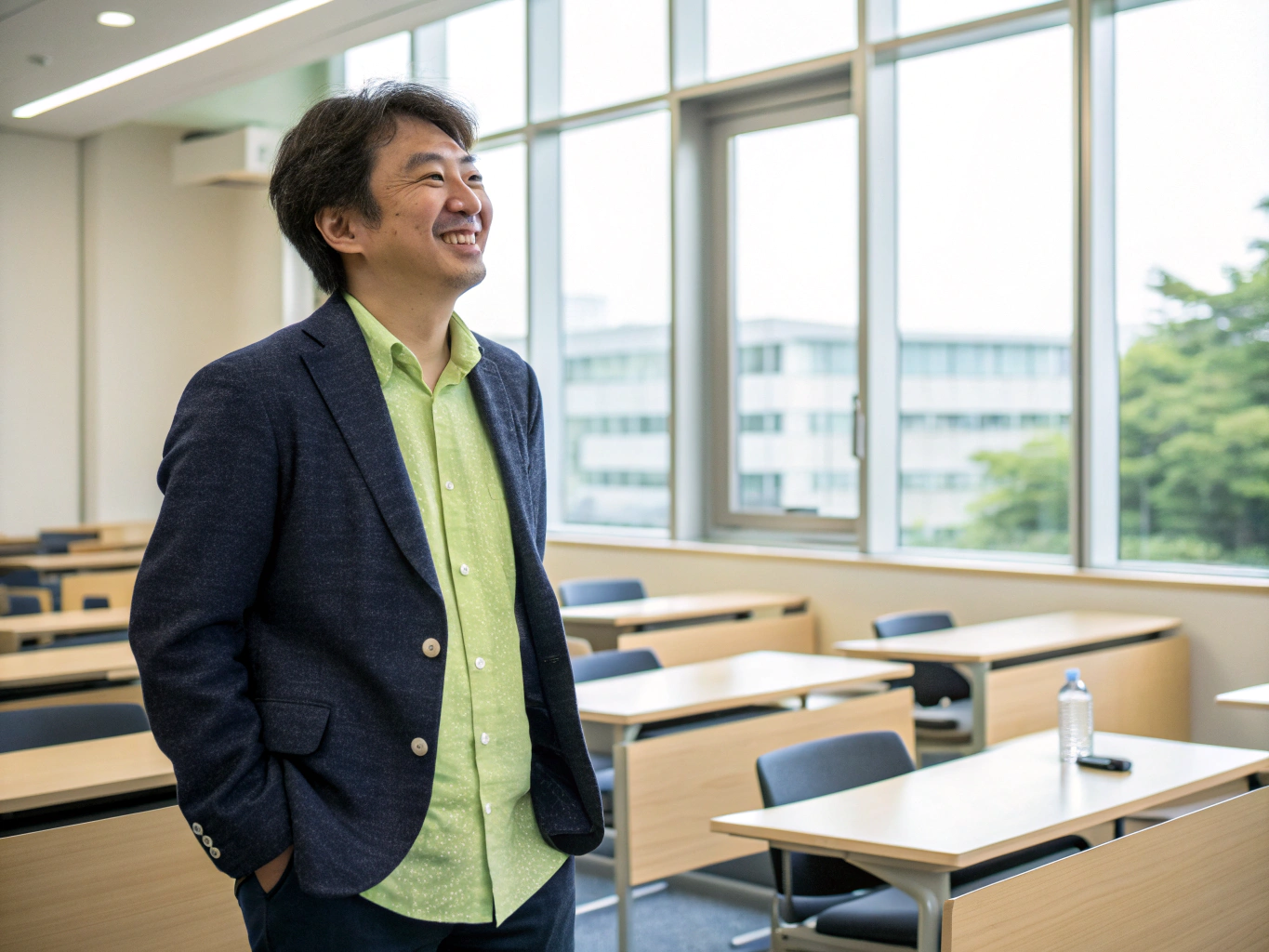 Early robotics instructor guiding young students with tactile engineering parts