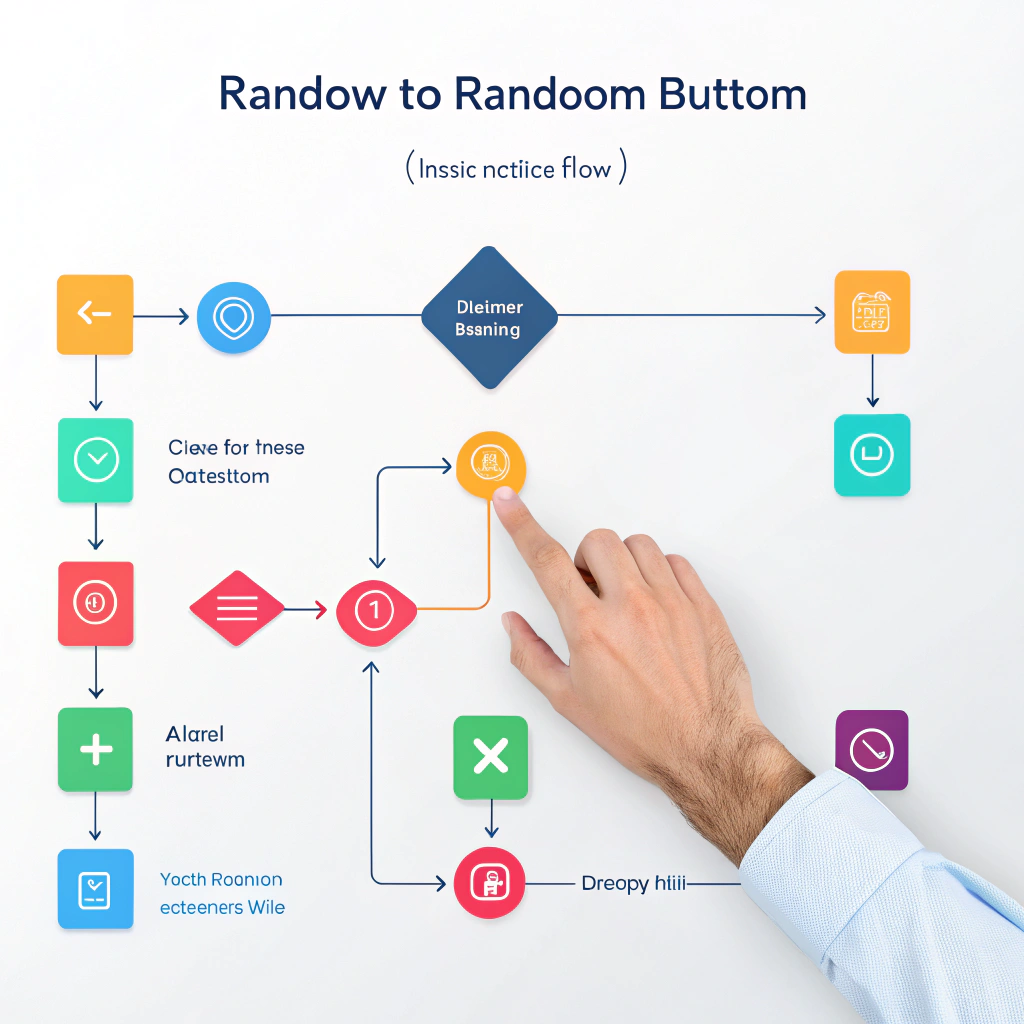 Input Process Output flowchart: Button press to timed logic to motor wheel rotation