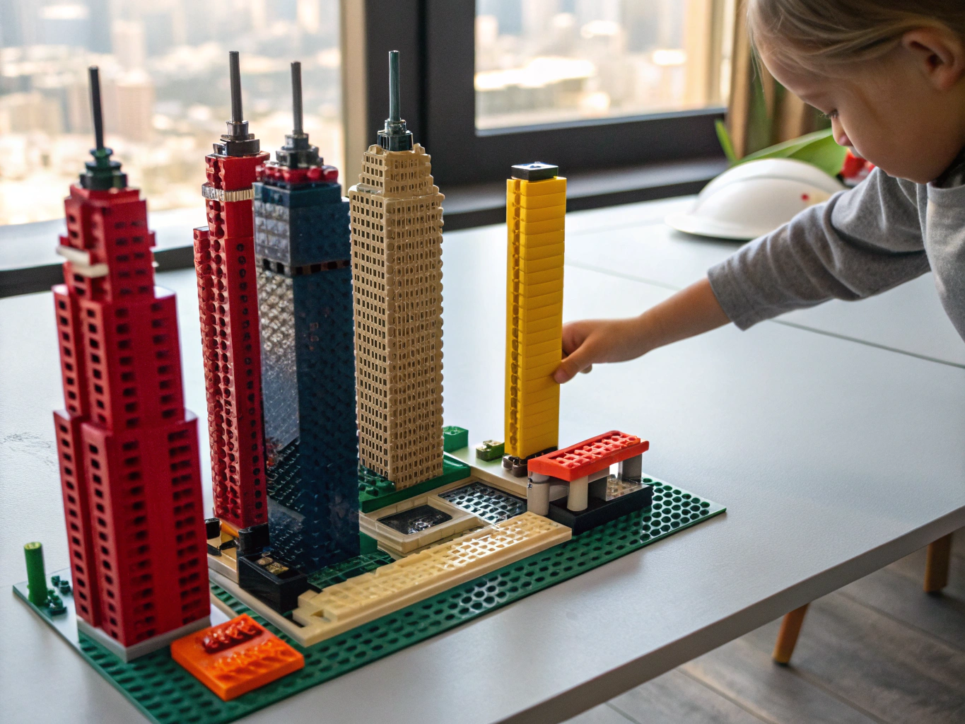 Robotics Course D2 My City LEGO Duplo cityscape simulation
