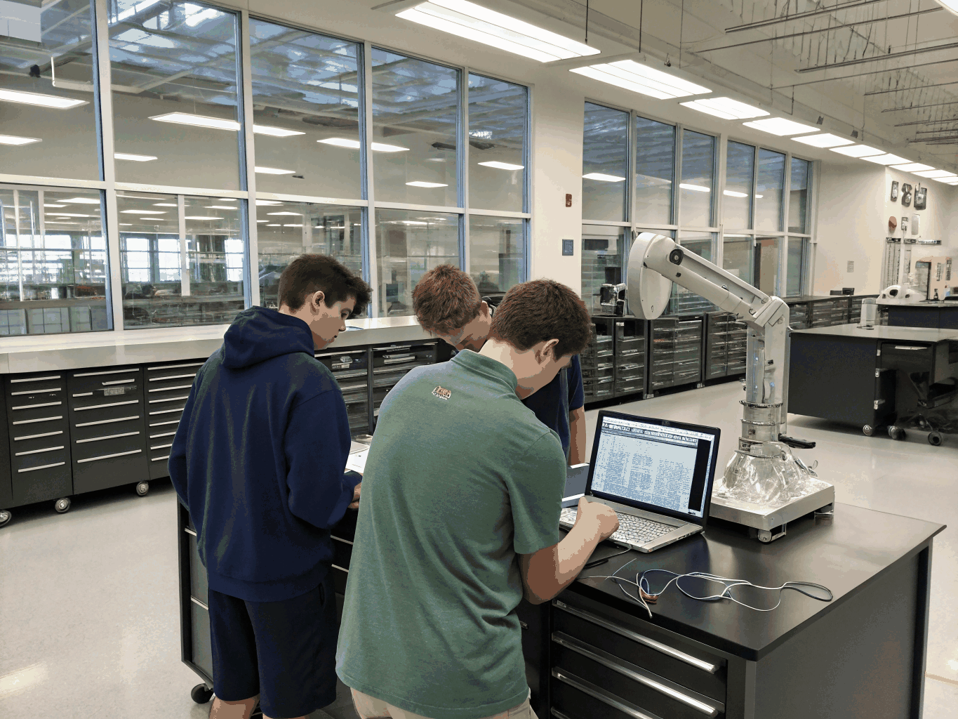 ROBOTO Academy Center High-Tech Interior Lab